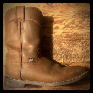 Justin Men's 10" Roper Boots Size 7